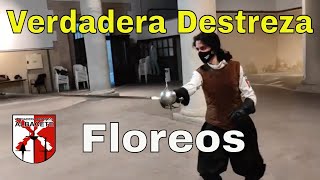 🔰 Verdadera Destreza Española Floreos con Ropera y Daga ⚔ [upl. by Naahs]