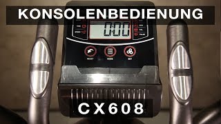 Sportstech CX608  Konsolenbedienung [upl. by Nolan]