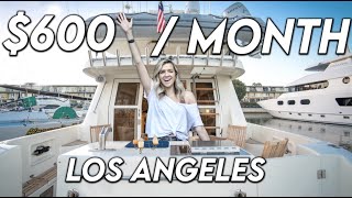 What Its Like To Live On a 600 Per Month BOAT in Los Angeles [upl. by Poore92]