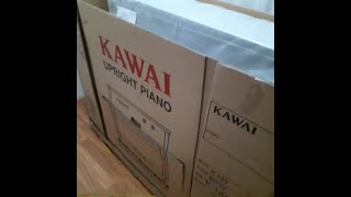 UNBOXING NEW PIANO KAWAI K300 [upl. by Monique81]