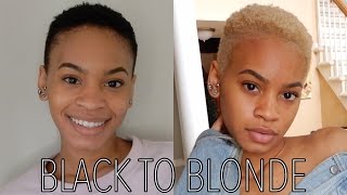 Detailed DIY Hair Bleaching Routine [upl. by Aryl]