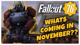 A LOOK INTO NOVEMBER IN FALLOUT 76 [upl. by Lowrie]