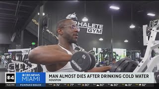 Man nearly dies after drinking cold water [upl. by Aitnyc]