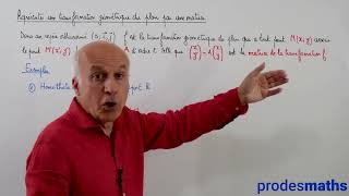 Expert  Matrices  Matrice dune homothétie [upl. by Aushoj]