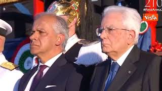 210 anni dei Carabinieri la cerimonia a Roma con Mattarella [upl. by Atiuqrehs831]