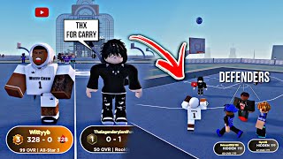 I CARRIED NOOBS50 OVERALLS TO WIN IN 🏀 SIMPLE BASKETBALL [upl. by Bellew700]