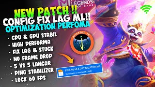 Update ‼ Config Anti Lag ML Fix Delay Spawn Smooth Map  Fix Frame Drop  Mobile Legend [upl. by Kacerek580]