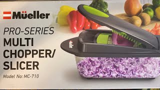 Mueller Pro Series Multi Chopper Slicer Review [upl. by Francesca342]