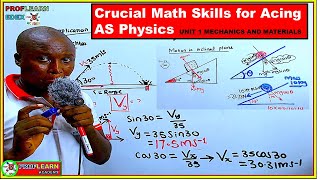 RESOLVING VECTORS IAL EDEXCEL AS PHYSICS UNIT 1 MECHANICS AND MATERIALS [upl. by Hentrich]