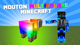 TUTO MOUTON MULTICOLORE MINECRAFT [upl. by Akiria975]