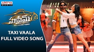 Taxi Vaala Full Video Song  Supreme Full Video Songs  Sai Dharam Tej Raashi Khanna [upl. by Engelbert]