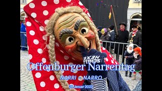 Offenburger Narrentag  Fastnachtsumzug 28012023 [upl. by Odessa183]