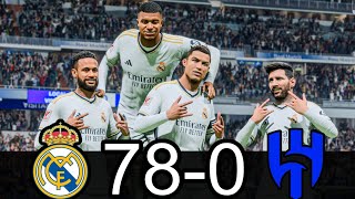 FC 24  RONALDO MESSI NEYMAR amp MBAPPE  ALL STARS  REAL MADRID 780 AL HILAL [upl. by Bettina786]