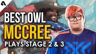 Best Overwatch League McCree Plays ft Pine Carpe Fleta  OWL Stage 2 amp 3 [upl. by Martres334]