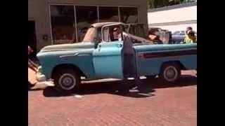 Chevy Cameo Truck with 1 Mile  Rare Barn Find Never Sold Cars Auctioned [upl. by Ilana]