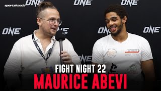 Maurice Abevi calls out “p” Sage Northcutt  ONE Fight Night 22 [upl. by Faust442]