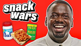 Daniel Kaluuya Rates American amp British Snacks  Snack Wars  ladbiblestories [upl. by Hairu905]