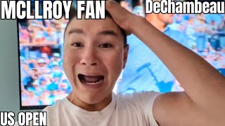 Rory McIlroy Fan Reacts to loss vs Bryson DeChambeau 124th US Open [upl. by Giuliana]