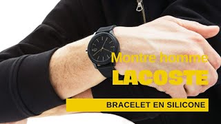 Lacoste Hommes Analogique Quartz Montres bracelet avec bracelet en Silicone [upl. by Gilges]