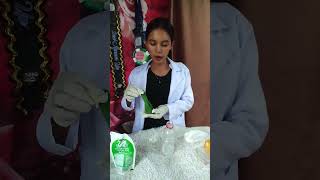 Carboxylic Acid Test using acetic acid and sodium bicarbonate [upl. by Mackey]