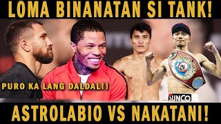 Loma TINIRA si Tank  Vincent Astrolabio Vs Nakatani Ngayong SABADO na [upl. by Eecyak]