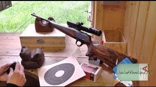 Shooting a Blaser R 8 caliber 93x62 [upl. by Otilegna]