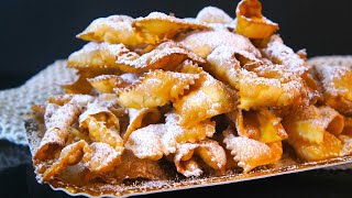 Chiacchiere di Carnevale  SUPER CROCCANTI [upl. by Sivehc]