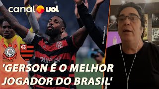 FLAMENGO GERSON É O MELHOR JOGADOR ATUANDO NO BRASIL ESTÁ NUMA FASE ESPETACULAR AFIRMA CASÃO [upl. by Werda]