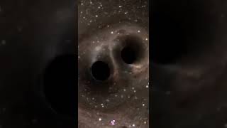 Gravitational Waves Sound  Black Hole Collision short gravity foryou [upl. by Milewski783]