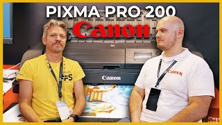 Canon Pixma Pro200 Stampante fotografica professionale anche per principianti [upl. by Tomaso]