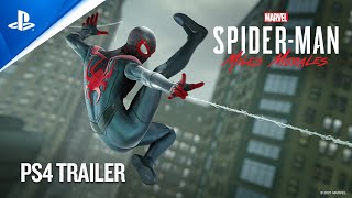 Marvels SpiderMan Miles Morales  PS4 Trailer [upl. by Cavanaugh]