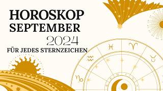 Horoskop für September 2024 für jedes Tierkreiszeichen [upl. by Ettelrac]