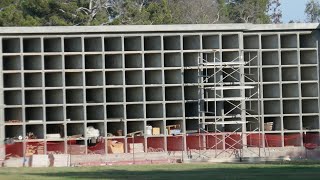 New Mausoleum Construction Inglewood Park Cemetery Los Angeles California USA September 14 2024 [upl. by Thorlay]