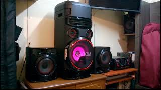 LG XBoom CJ45  Vol 14 vs LG XBoom RN7  Vol14 [upl. by Llezo]