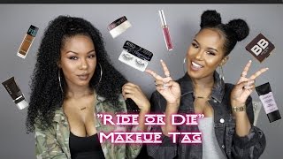 Ride Or Die Makeup Tag  Glamtwinz334 [upl. by Capello]