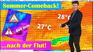 IRRE Nach Bodenfrost Alpenschnee Regenfluten bis 28 °C und Sonne Der Altweibersommer kommt [upl. by Nyledam]