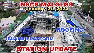 PNR NSCR MALOLOS STATION LATEST UPDATE JANUARY 21 2024 DOTrPh PNR TNDB NSCR NORTHSOUTH FYP [upl. by Syla40]