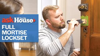 How to Repair a Full Mortise Lockset  Ask This Old House [upl. by Oirasor160]