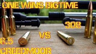 65 Creedmoor Vs 308 in wood concrete steel and armor A clear winner is crowned [upl. by Okimuk]