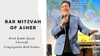 Bar Mitzvah of Asher with Rabbi David Chernoff BethYeshuaPhilly [upl. by Leith934]