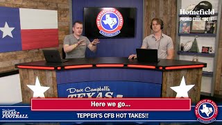 ROF Teppers Three College Football Hot Takes [upl. by Old63]