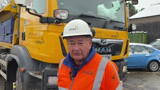 Gritters roll out across Staffordshire for winter [upl. by Pyotr]