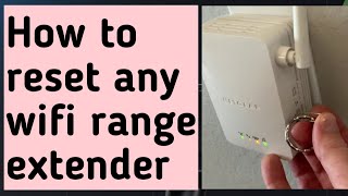 HOW TO RESET ANY WIFI EXTENDERREPEATER  LEARN RESET IN 5 SECS  DEVICESSETUP [upl. by Nuriel]