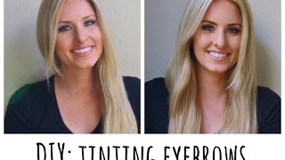 How to tint eyebrows using Refectocil [upl. by Julietta]