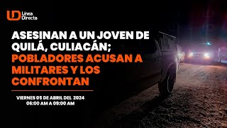 Asesinan a un joven de Quilá Culiacán pobladores acusan a militares y los confrontan [upl. by Ahsenav]