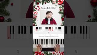 Jingle Bells  Easy Piano Tutorial Part 4 [upl. by Claud]