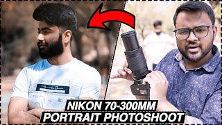 Nikon 70300mm lens Handson amp Outdoor Portrait Photography [upl. by Eineeuq]