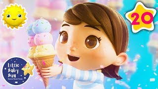 Ice Cream Song  Many More  Nursery Rhymes  Little Baby Morning [upl. by Eilram221]