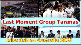 Last Moment of Jalsa Salana Australia 2024  Group Taranas  Nazams [upl. by York]