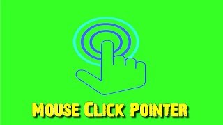 Mouse Click Pointer Green Screen [upl. by Hector]